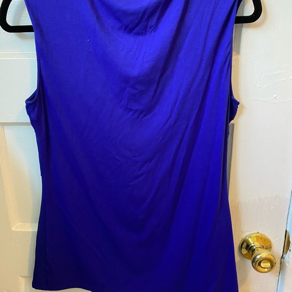 Calvin Klein Royal Blue Sleeveless Shirt - Picture 2 of 4